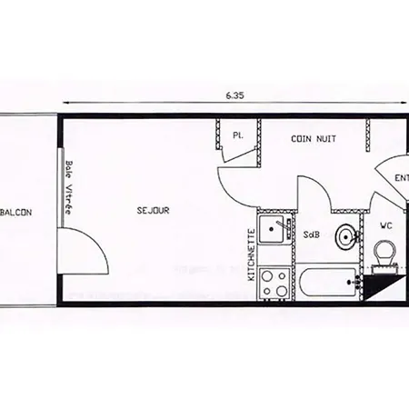 Confortable A - 4 Pers, Balcon, Animaux Permis - Fr-1-818-3 *